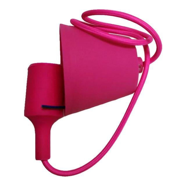 Світильник силіконовий Lumano ART-LOFT E27 Американський рожевий