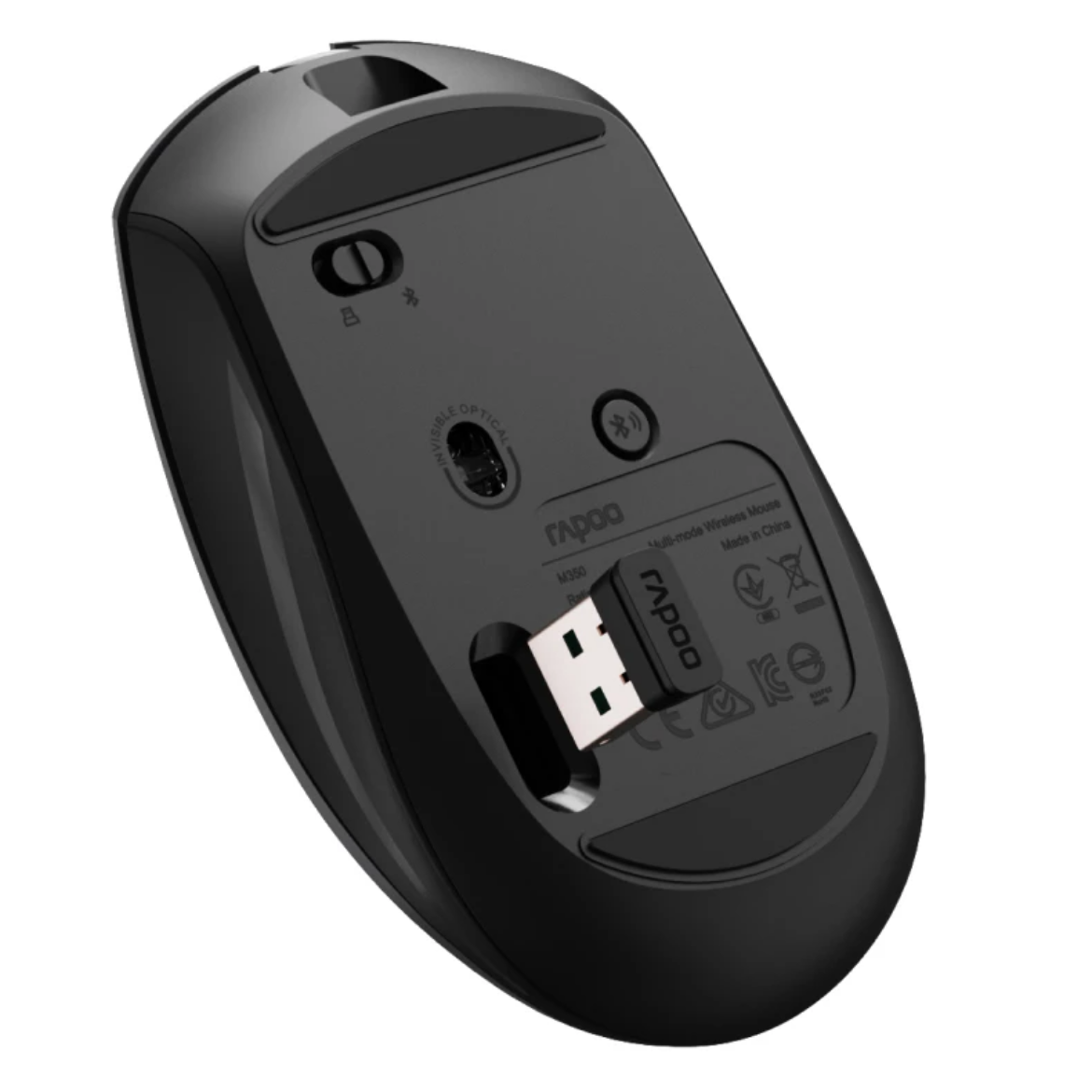 Мышь RAPOO M350L Silent беспроводная с аккумулятором 2400 DPI White (2705743355) - фото 6 Мышь RAPOO M350L Silent беспроводная с аккумулятором 2400 DPI White (2705743355) - фото 6