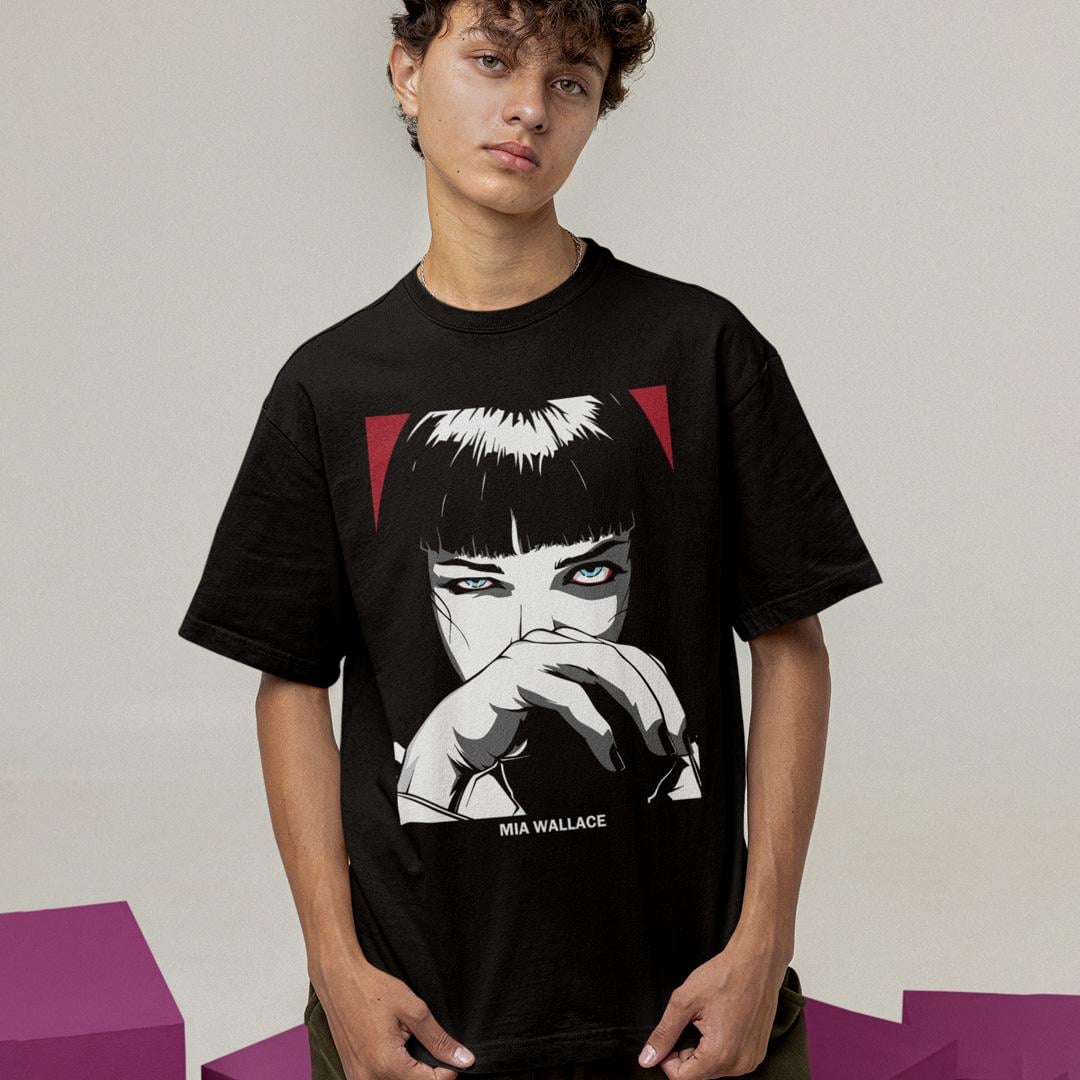 Футболка унисекс Pulp Fiction Mia Wallace S Черный (0000013775)