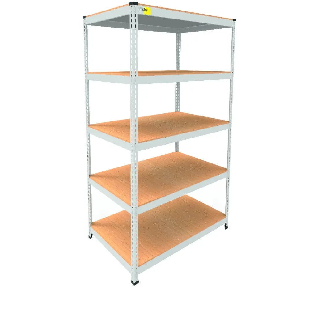 Стелаж металевий Emby Light Series 5 полиць ДСП до 100 кг 1800х600x450 мм Білий (65d33a266fb0382fce23f02e) Стелаж металевий Emby Light Series 5 полиць ДСП до 100 кг 1800х600x450 мм Білий (65d33a266fb0382fce23f02e)