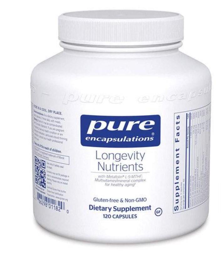 Комплекс витаминно-минеральный Pure Encapsulations Longevity Nutrients 120 капс. (PE-01182)