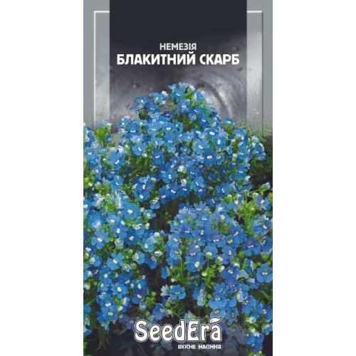 Семена цветов Семейный сад Немезия зубовидная Голубое сокровище 0,1 г (CS-1116)