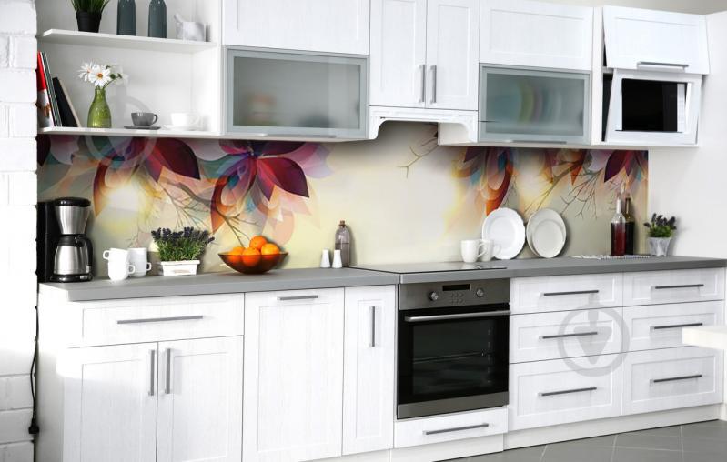 Скинали на кухню Zatarga «Неразгаданная тайна» 600х2500 мм виниловая 3Д наклейка кухонный фартук самоклеящаяся