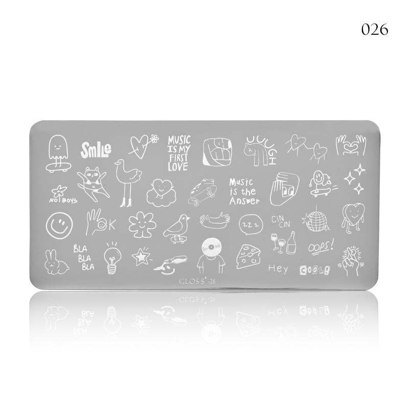Пластина для стемпинга GLOSS COMPANY 26 (816388)