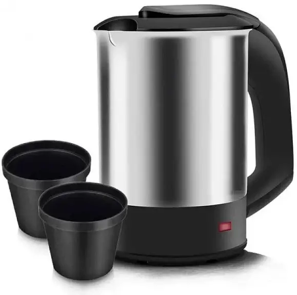 Чайник с двумя кружочками Domotec MC-7887 дорожный электрический 1500W 0,5 л