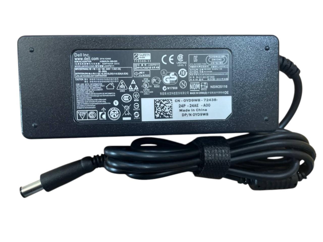 Блок питания для ноутбука Dell 19,5V 4,62A 7,4x5,0 мм (066472) Блок питания для ноутбука Dell 19,5V 4,62A 7,4x5,0 мм (066472)
