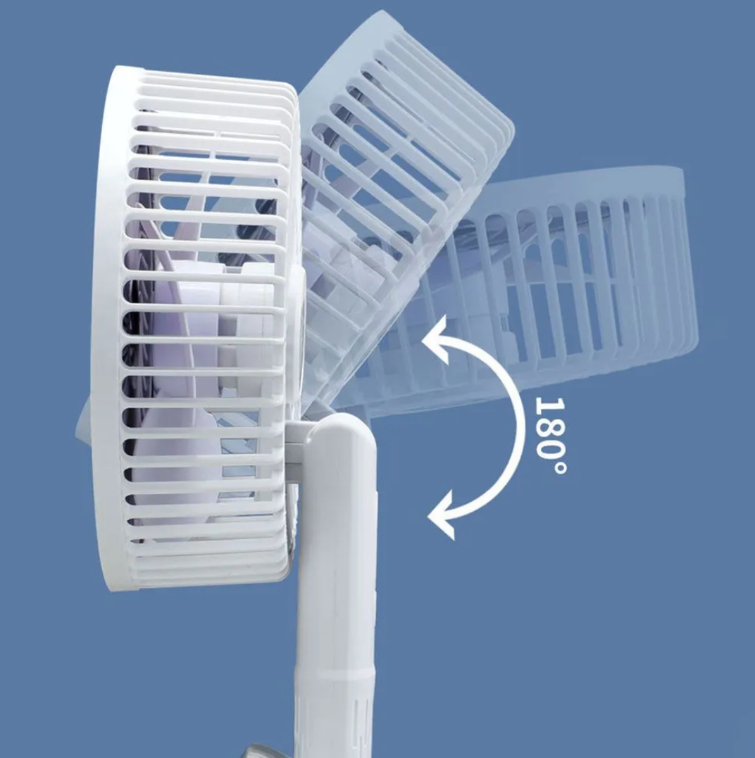 Вентилятор акумуляторний clip+mobile stand з прищепкою і USB зарядкою Білий (VNA10034) - фото 16 Вентилятор акумуляторний clip+mobile stand з прищепкою і USB зарядкою Білий (VNA10034) - фото 16