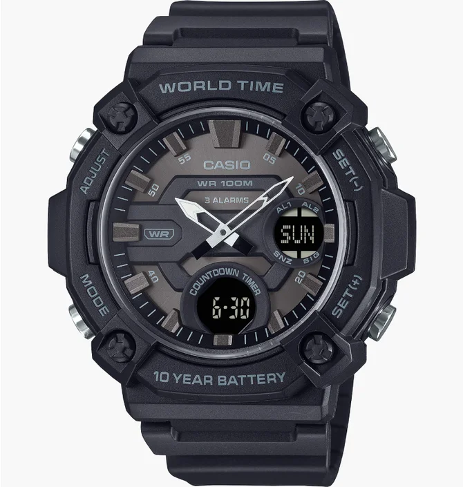 Годинник чоловічий Casio AEQ-120W-1B Годинник чоловічий Casio AEQ-120W-1B