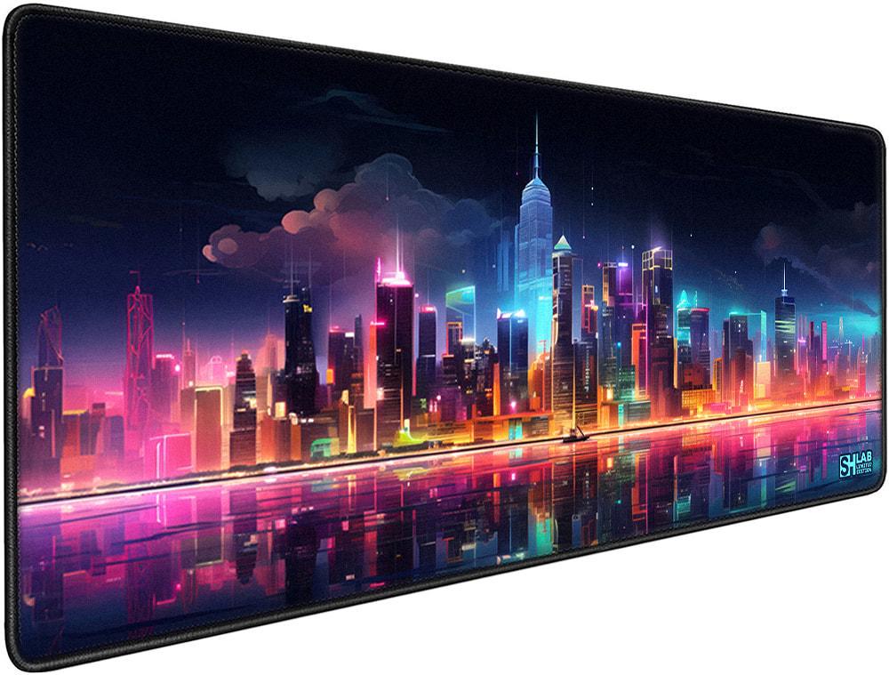 Коврик для мышки SHLab Futuristic Neon City SHM-363 70х30 см (35844)