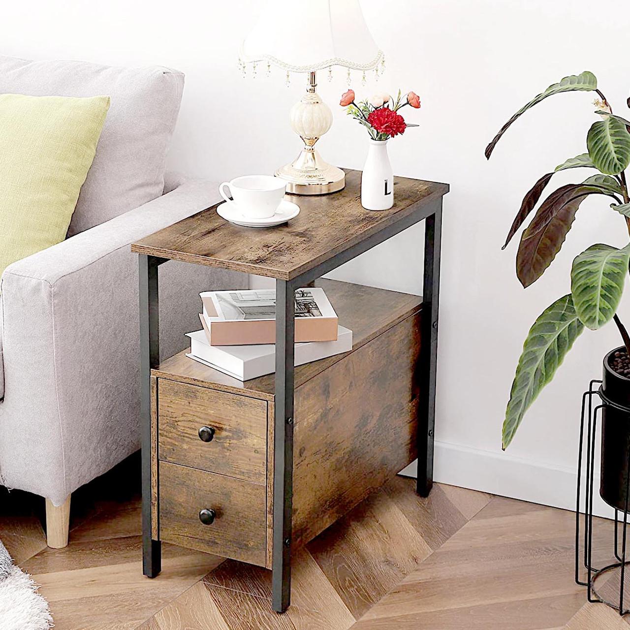 Тумба прикроватная из дерева Калами Венге/Капучино (ПТМ-00281209)