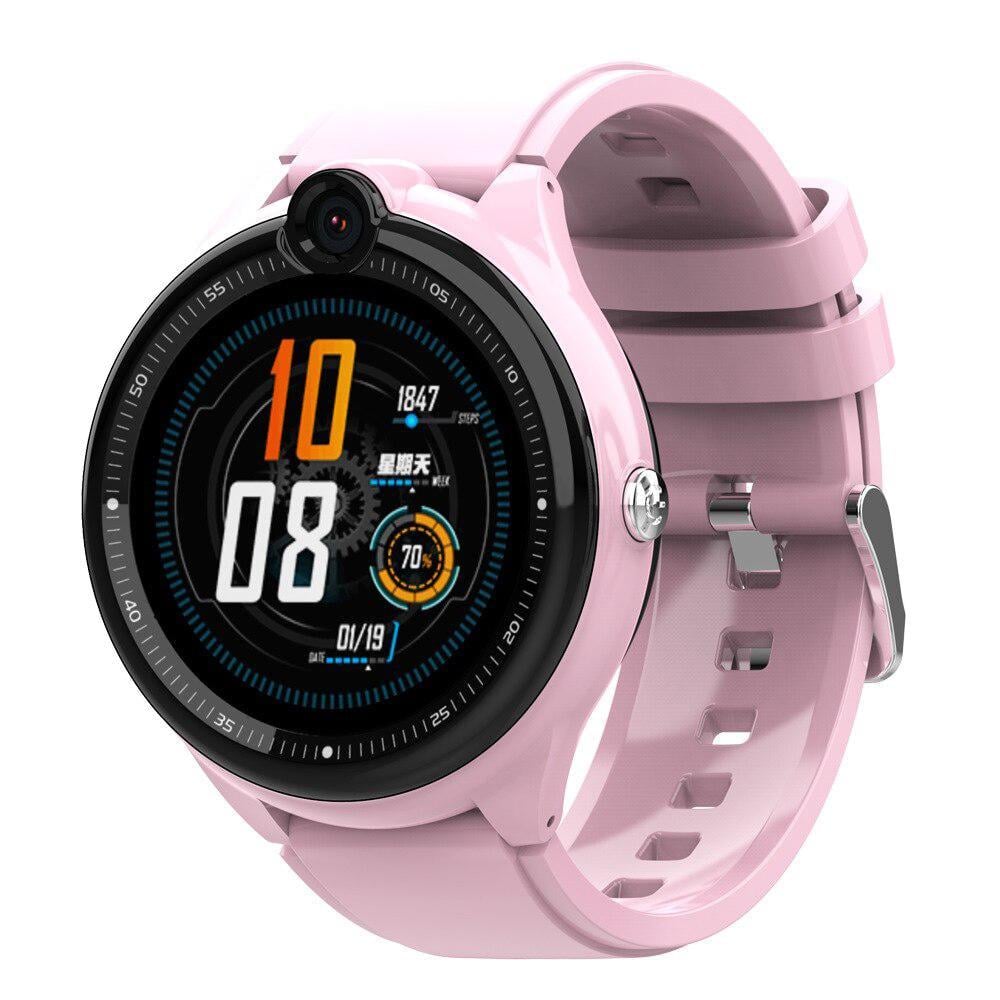 Смарт-часы детские с видеозвонком Wonlex KT26 WI-FI GPS SIM-карта Pink (18342)