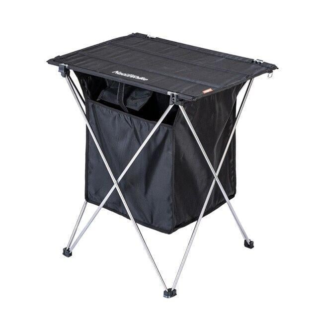 Стол туристический складной Naturehike NH19JJ084 с коробкой для хранения Black