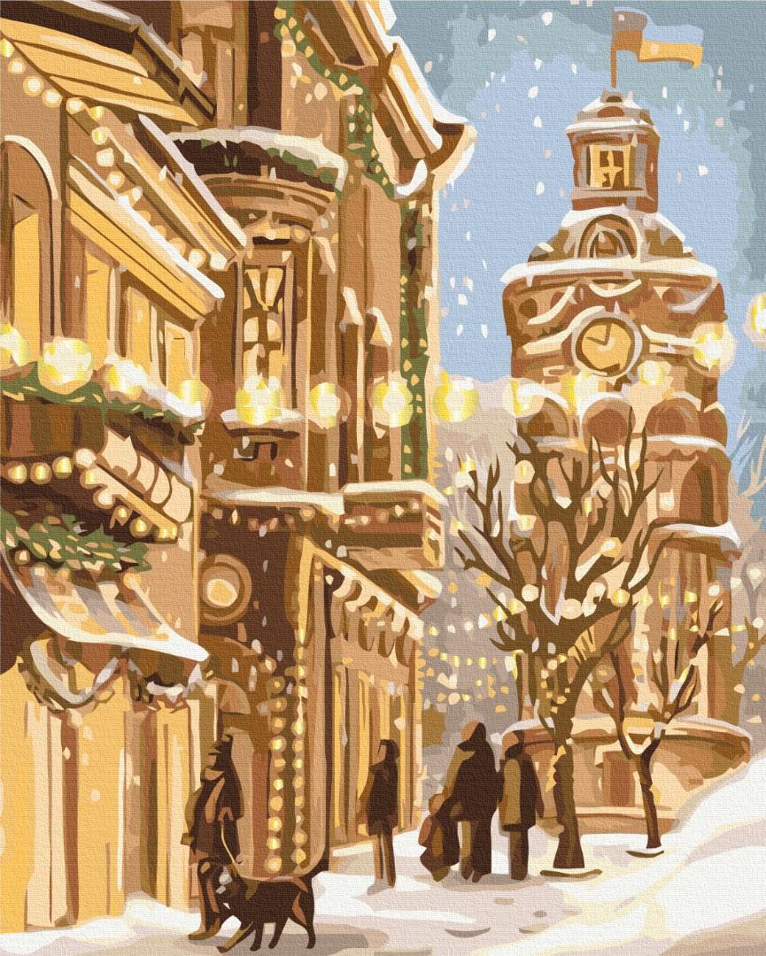 Картина по номерам Brushme Зимняя Винница Olena Lazarenko 40x50 см (BS53415)