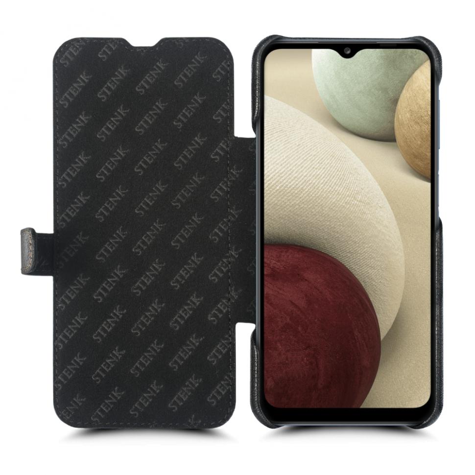 Чехол книжка Stenk Premium для Samsung Galaxy A12 Черный (68560)