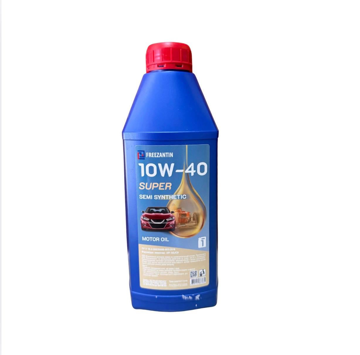 Моторное масло Freezantin Super 10W-40 полусинтетическое 1 л (L044)