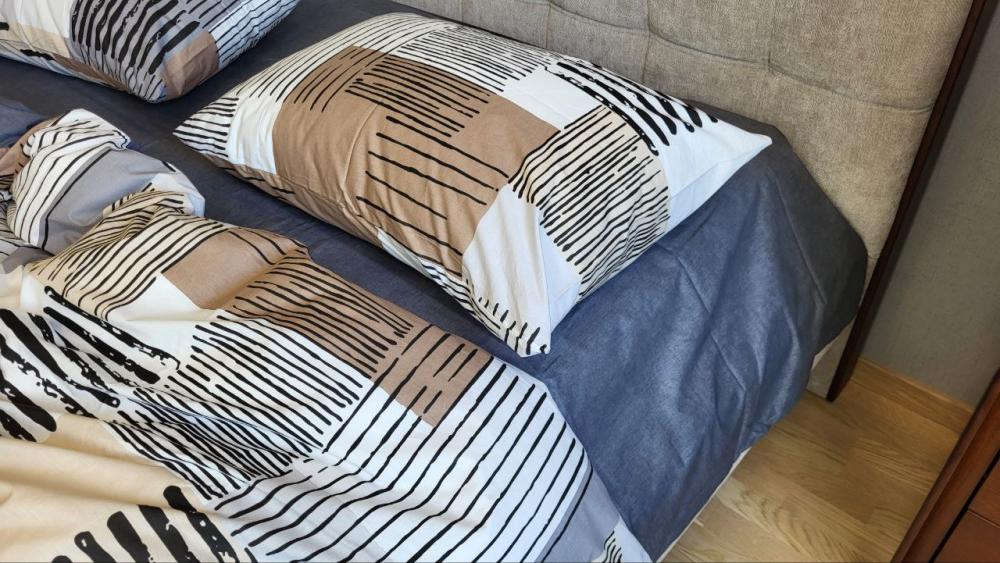 Комплект постельного белья Норман cotton евро на резинке