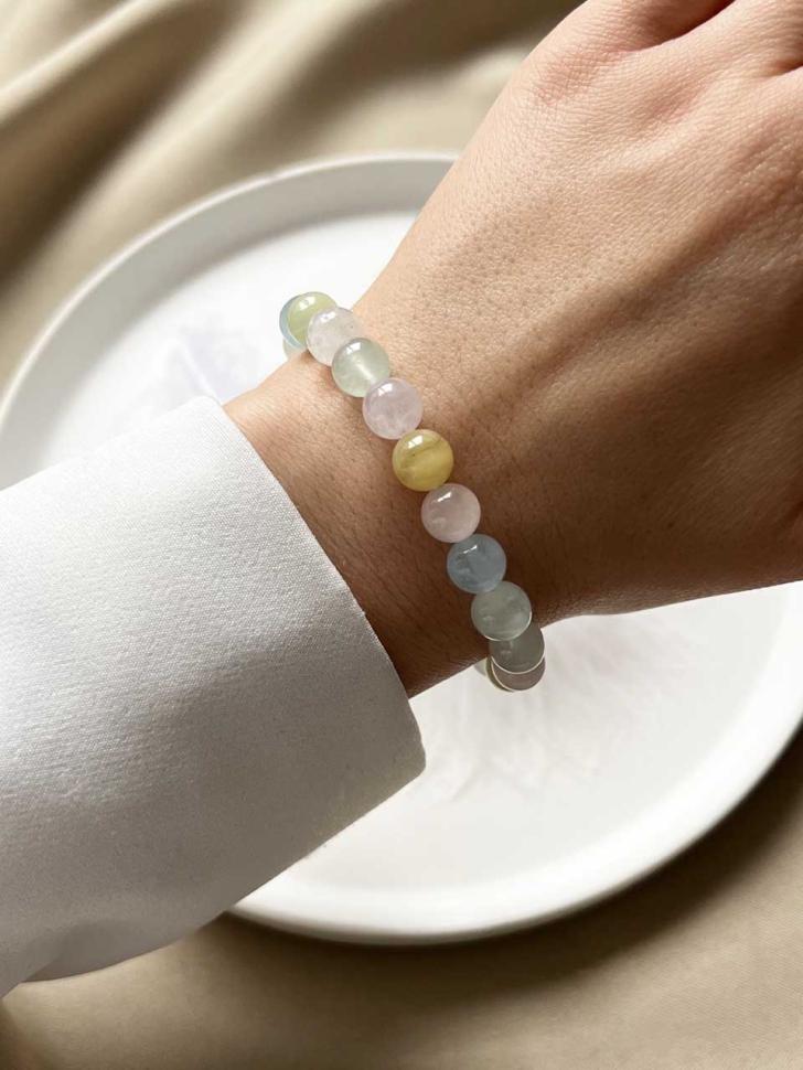 Браслет из морганита (5188)