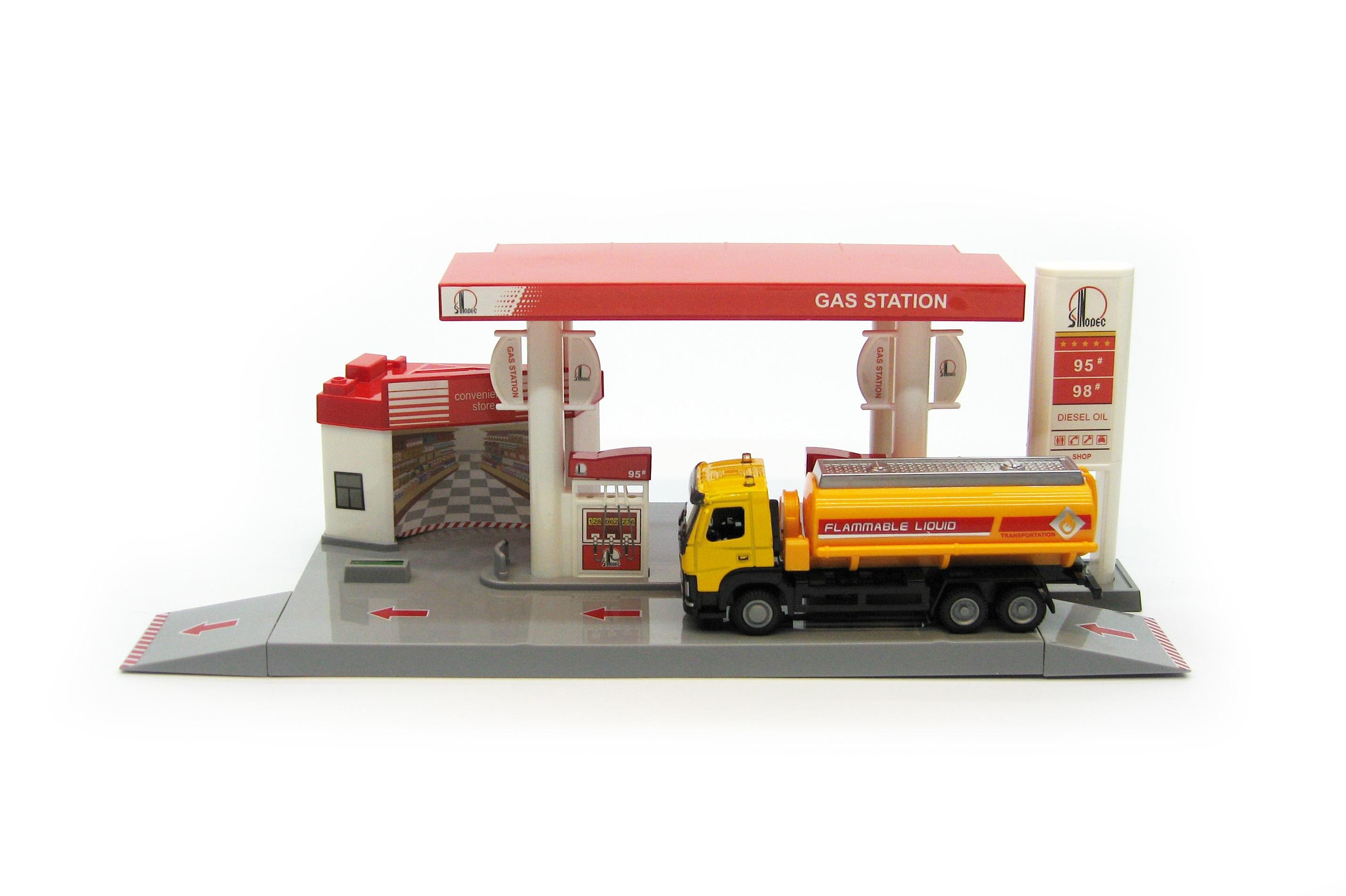Ігровий набір 1210-D38 АЗС з моделлю бензовоза