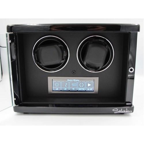 Шкатулка для подзавода 2 часов Salvadore SLX/3202-BRB 2x2