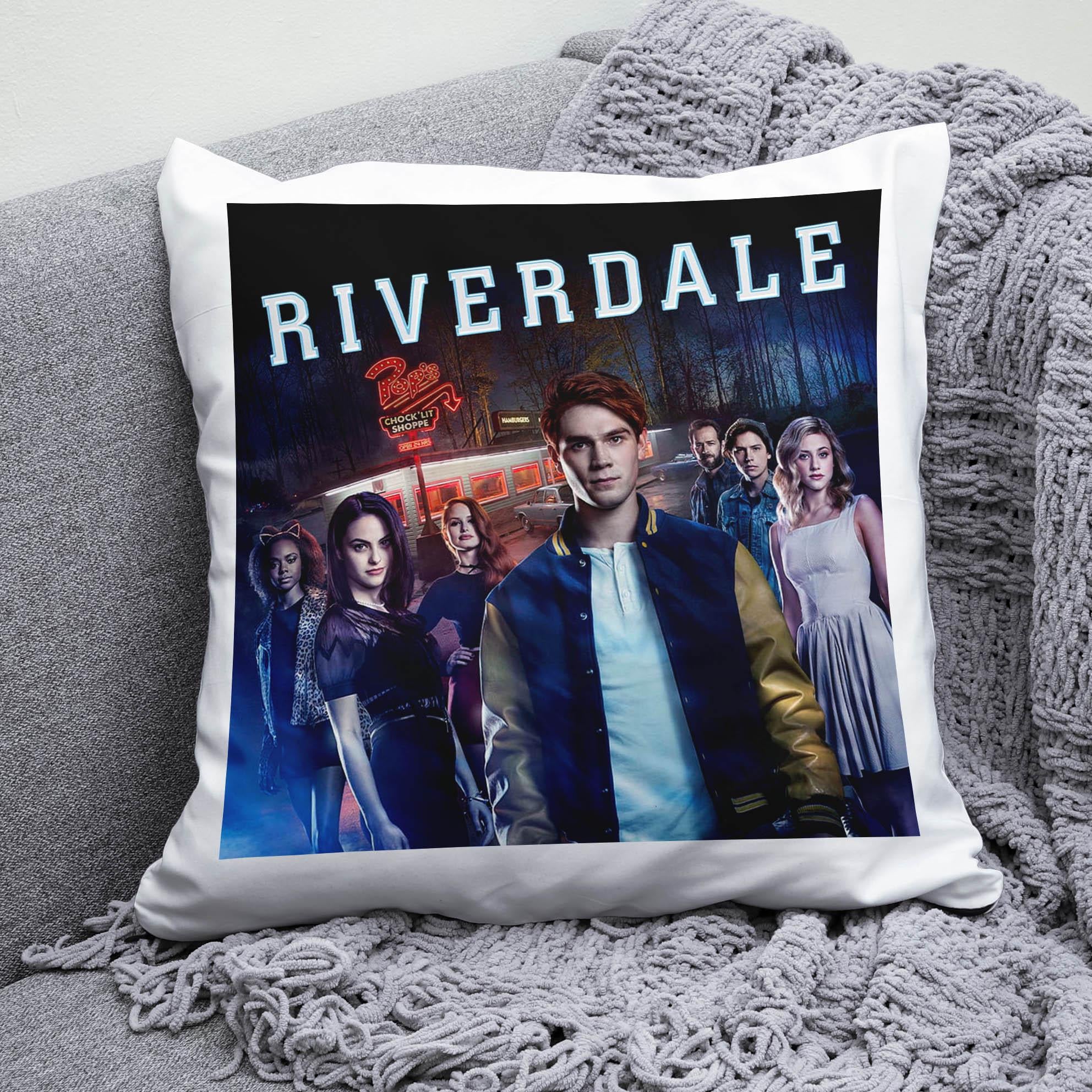 Плюшевая подушка квадрат с принтом Riverdale