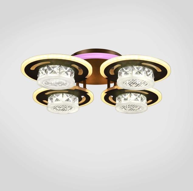 Люстра стельова світлодіодна Valeso V K29009-4+1 з пультом 115W (00000140422)