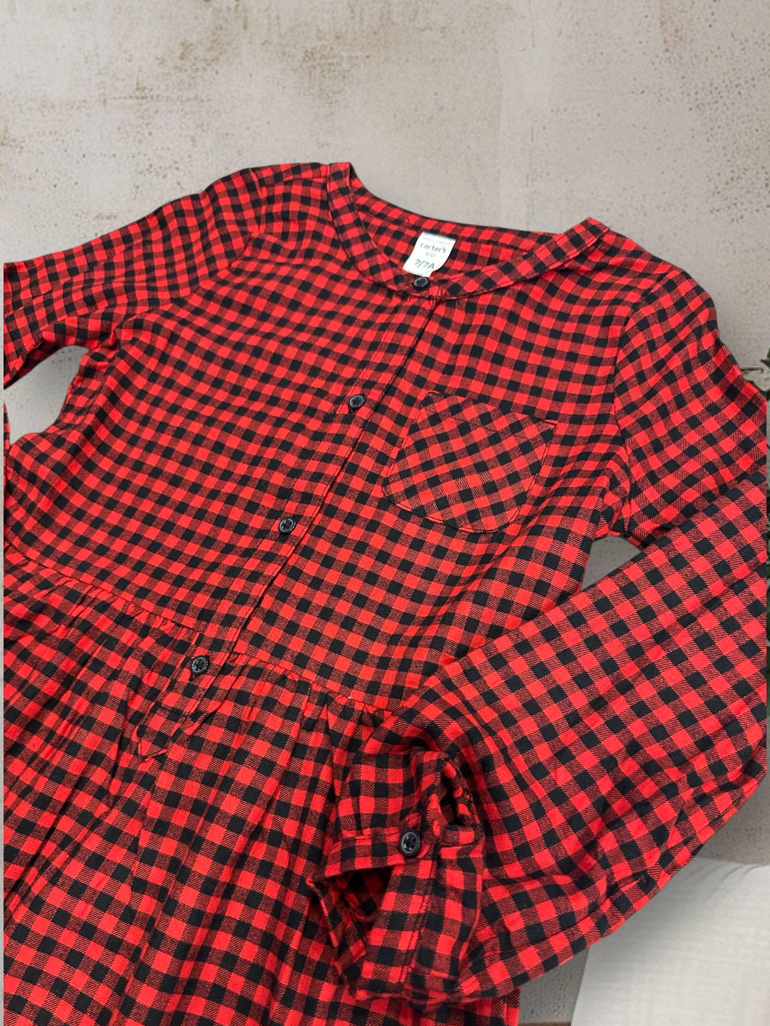 Сукня Carter’s 7 років 122 см Червоний - фото 3 Сукня Carter’s 7 років 122 см Червоний - фото 3