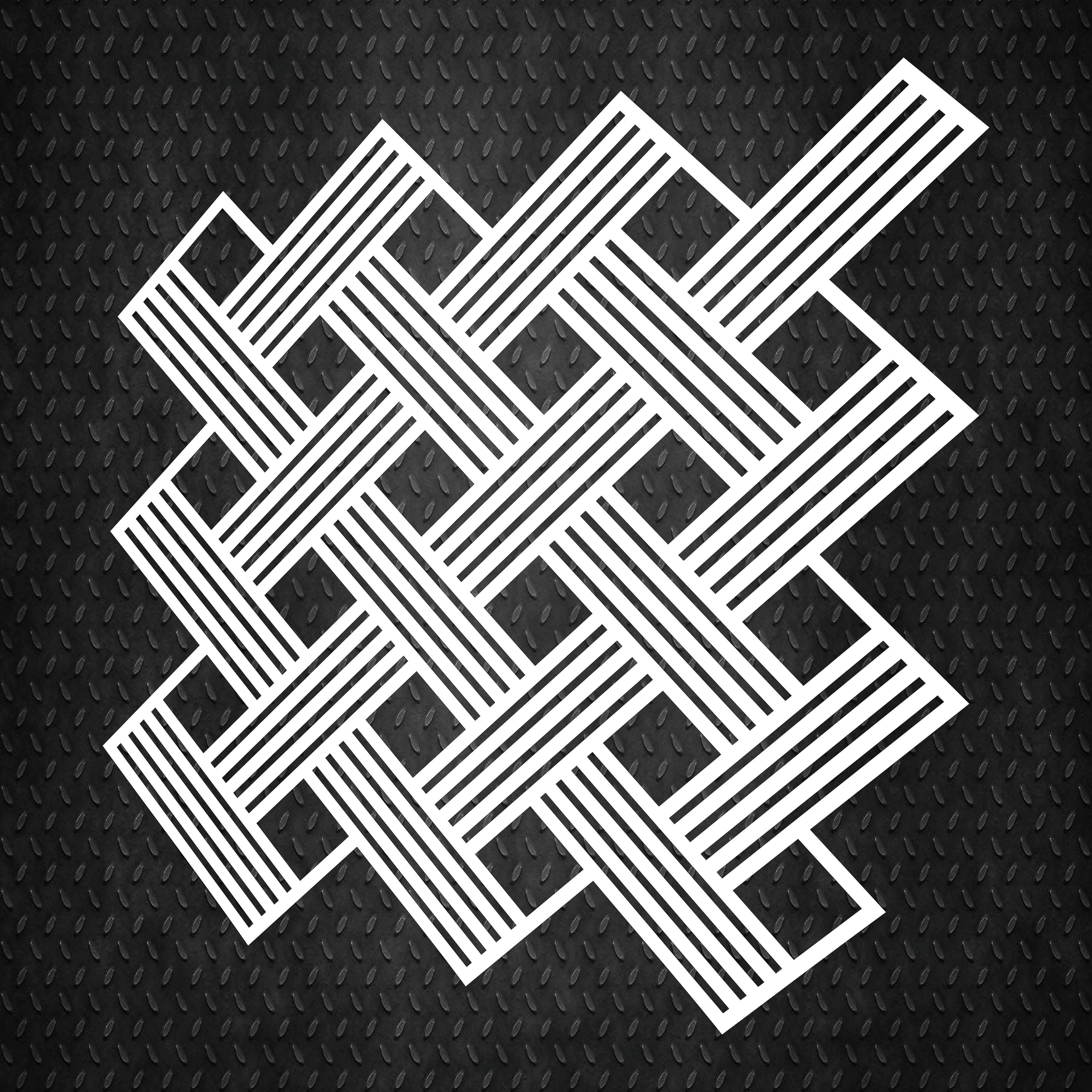 Трафарет DFA Квадратний візерунок для штукатурки та фарби 0,3-1 мм (K00081)
