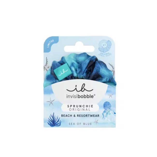 Резинка-браслет для волосся Invisibobble SPRUNCHIE Bikini Sea of Blues (4063528062031)