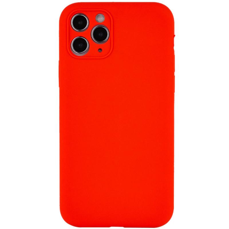 Противоударный чехол Silicone Case Full Camera Protective (AA) NL для Apple iPhone 12 Pro (6.1") Красный / Red