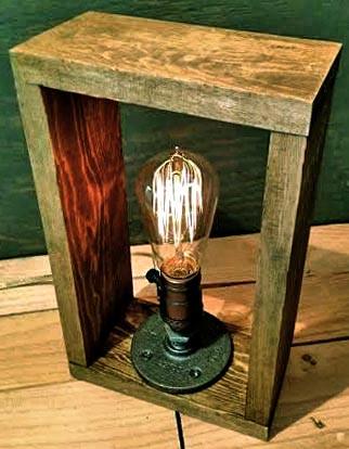 Світильник настінний з дерева Лоруел Мускат (БРА-001607)