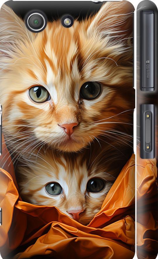 Чехол на Sony Xperia Z3 Compact D5803 Котики 2 (5664m-277-42517)