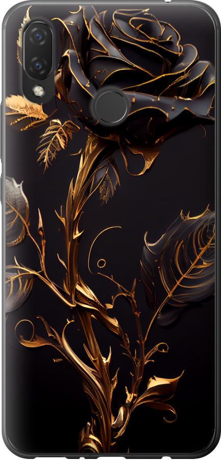 Чехол на Huawei P Smart Plus Роза 3 (5552t-1555-42517)