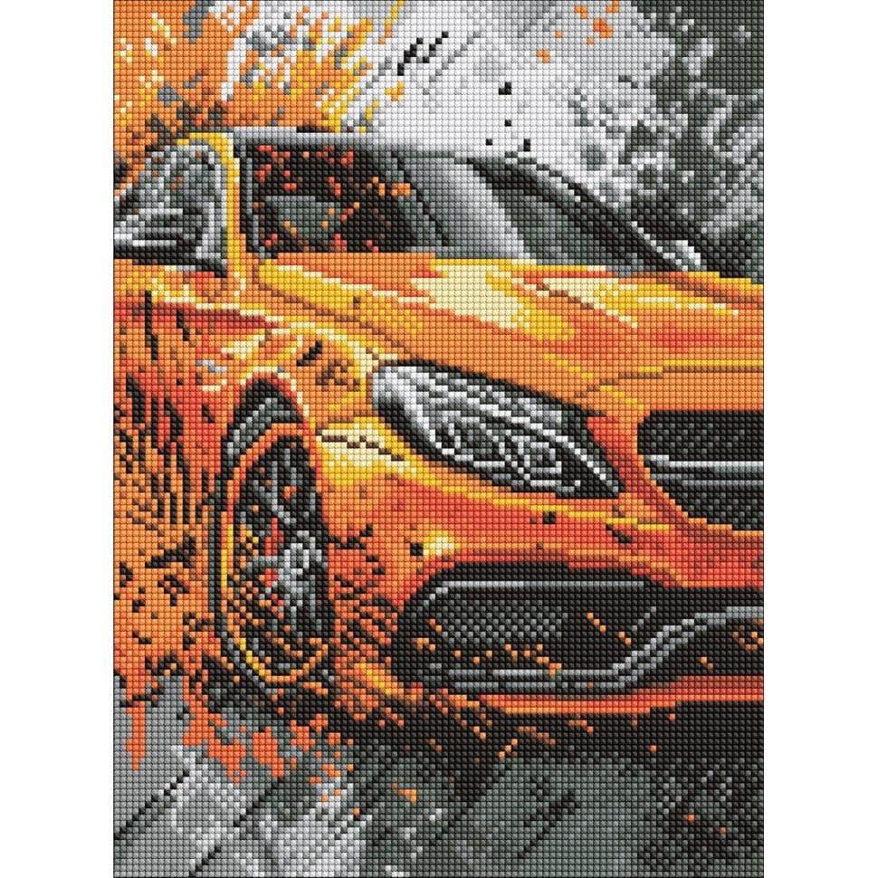 Алмазная мозаика Ideyka Яркая мощь 30x40 см (AMO8242)