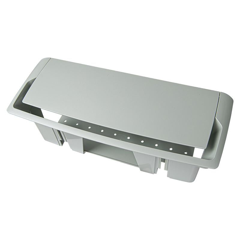 Лючок для блока розеток BASKET полимер Серый (04001000002)