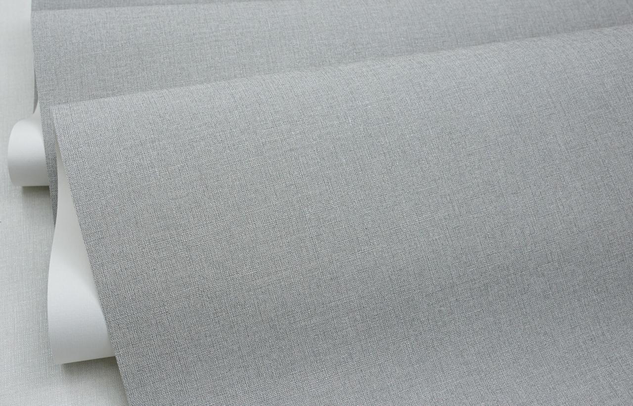 Обои флизелиновые SINTRA Jazz Meadow UNI 460474 фон винил горячего тиснения 1,06х10,05 м Темно-серый