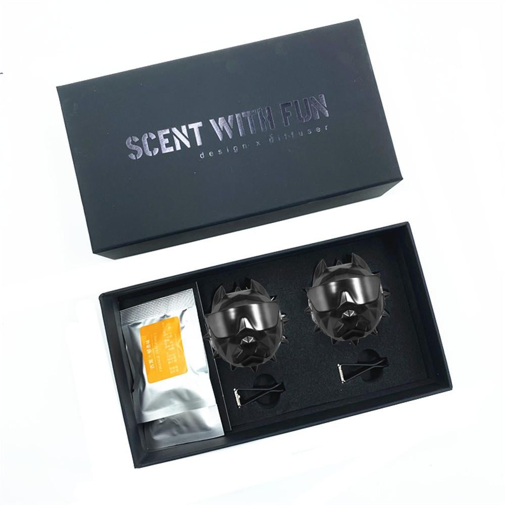 Ароматизатор для авто Питбуль многоразовый на решетку Серый матовый (1792135317)