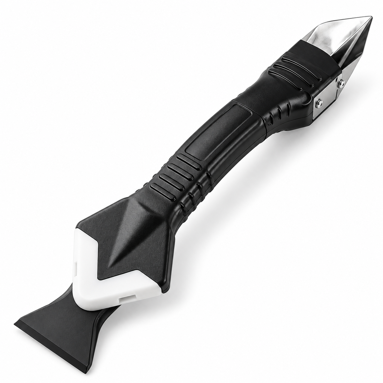 Шпатель-скребок Silicon Towel Scrapper для силікону та герметика Чорний (4568)