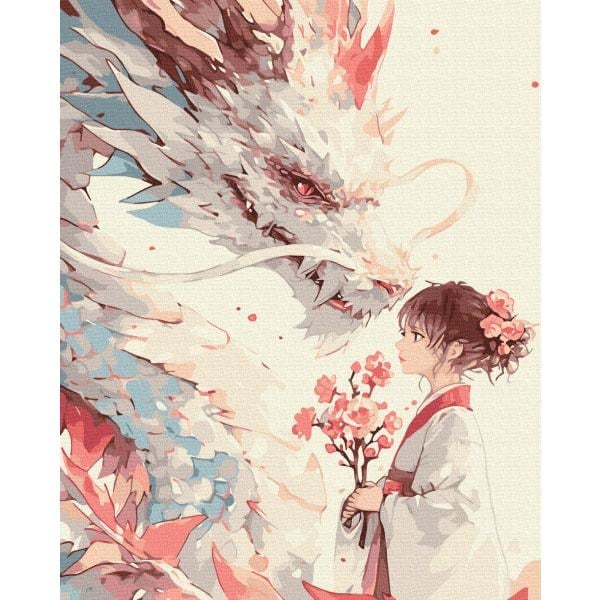 Картина по номерам Девочка и ее дракон BrushMe BS54083 холст на подрамнике 40х50 см (2275864590) Картина по номерам Девочка и ее дракон BrushMe BS54083 холст на подрамнике 40х50 см (2275864590)