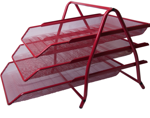 Лоток для бумаг горизонтальный 3в1 металлический (BM.6252-05)