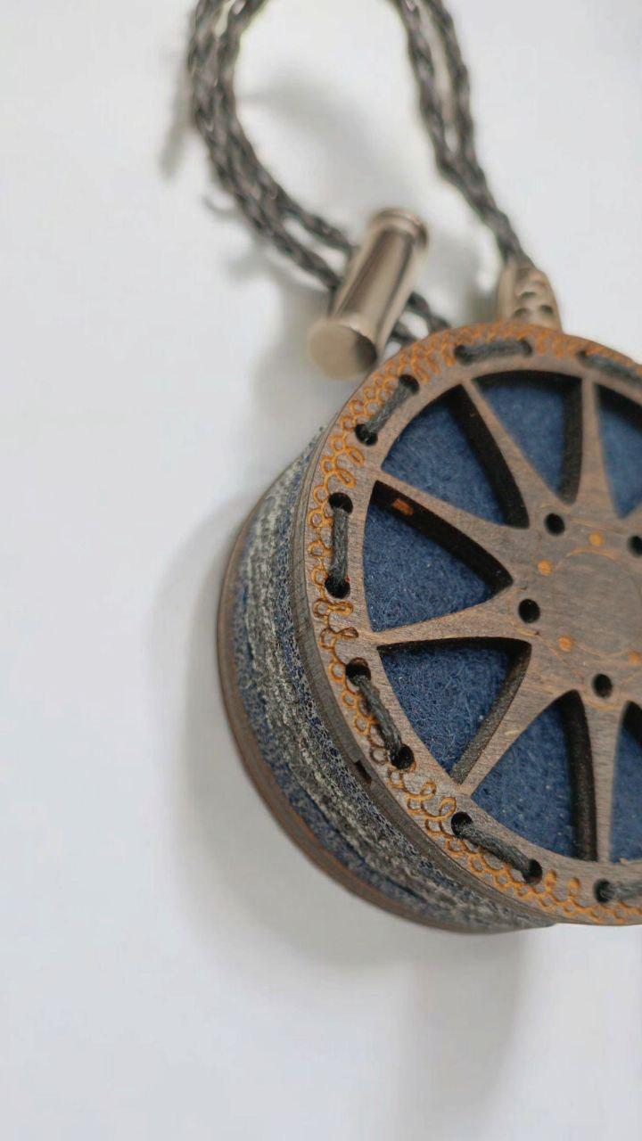 Ароматизатор для авто многоразовый в виде колеса из дерева/войлока и аромапарфюм 10 мл в подарочной коробке (107) - фото 3 Ароматизатор для авто многоразовый в виде колеса из дерева/войлока и аромапарфюм 10 мл в подарочной коробке (107) - фото 3