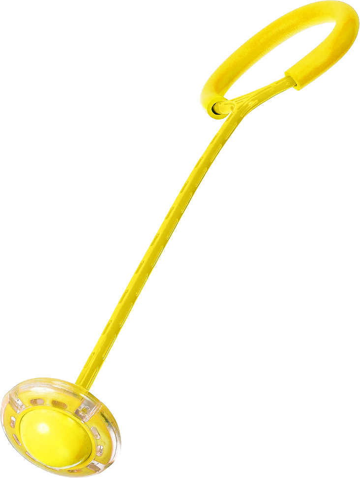 Скакалка на ногу U-powex з підсвіткою Жовтий