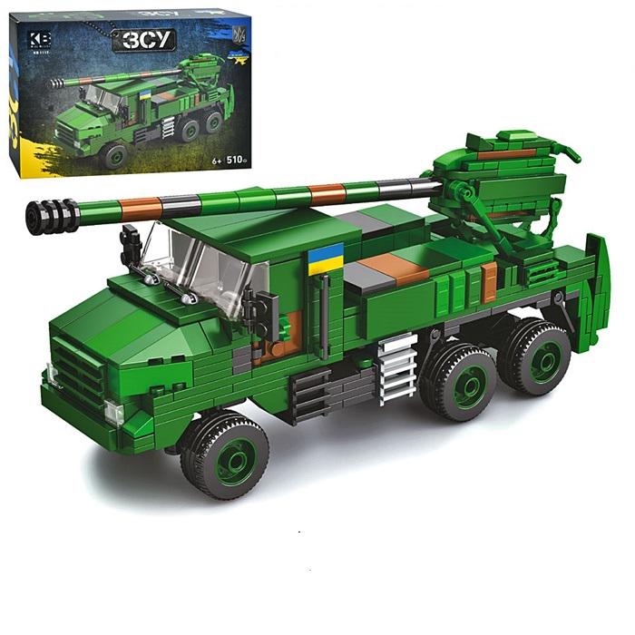 Конструктор Limo Toy САУ Цезарь 510 деталей (KB 1117)