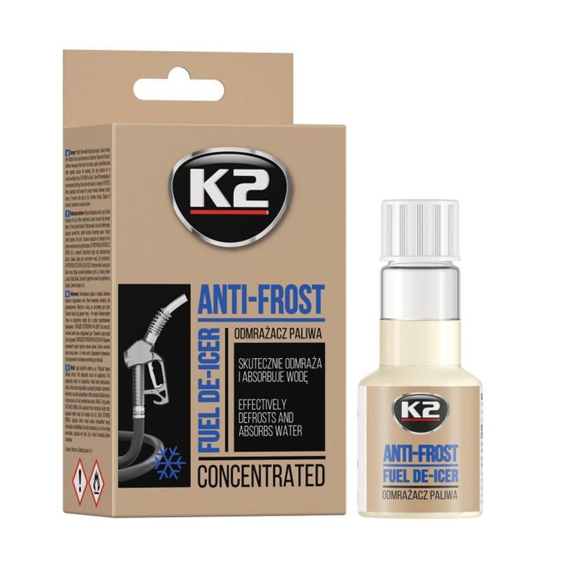 Средство для удаления топливной воды K2 Turbo Anti Frost, 50мл