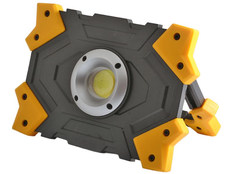 Прожектор Lemanso LED 5W COB 470 Lm 6500К IP44 Желто-черный (LMP83)