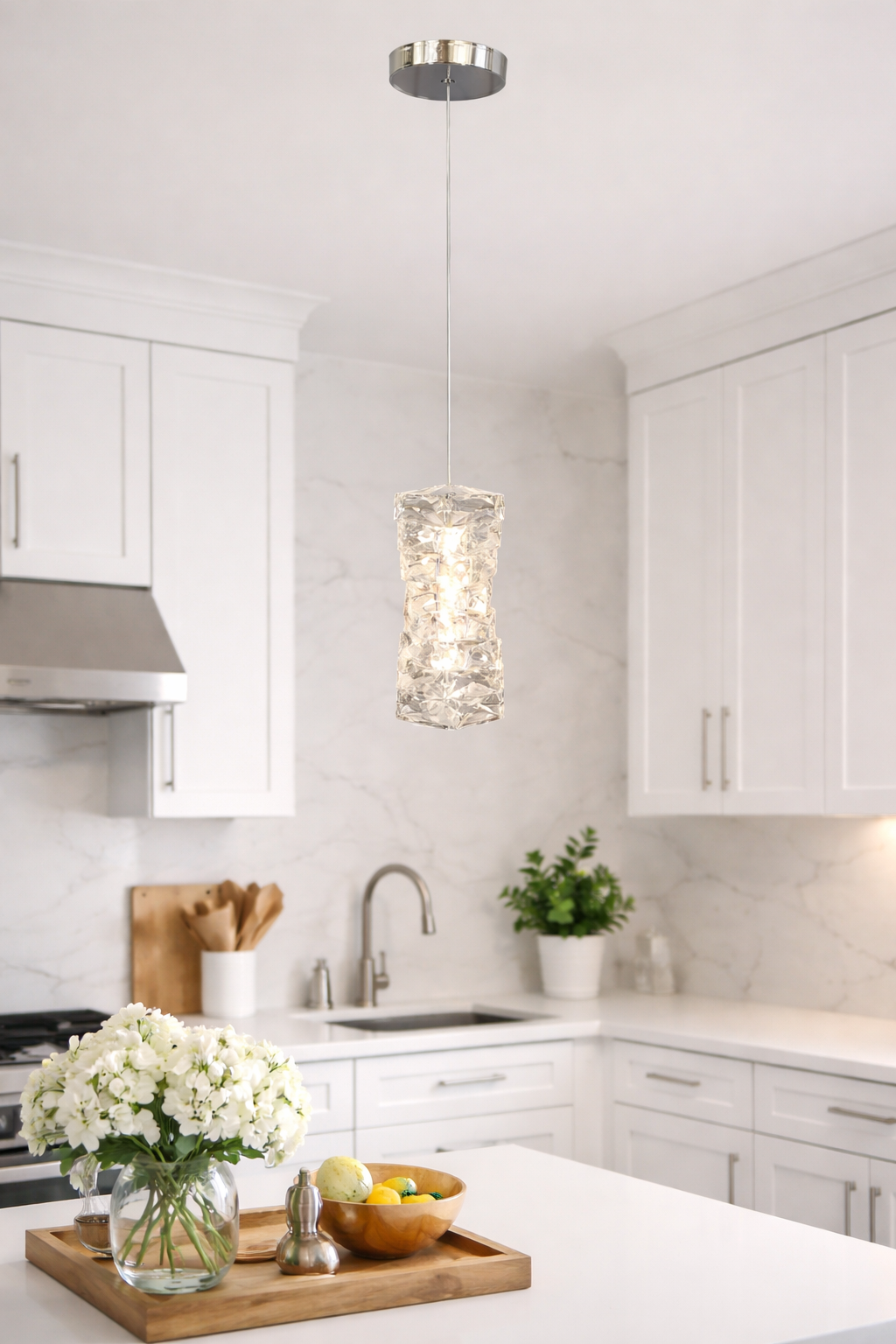 Подвесной светильник Glacier Shine LED 3 режима 13W (20421/250DCH)