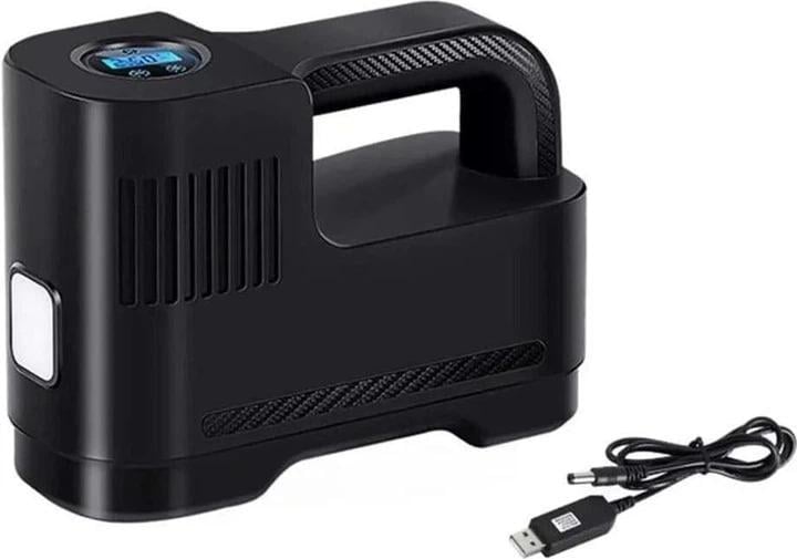 Компресор автомобільний акумуляторний ST-217 з цифровим дисплеєм та ліхтарем (2899645863)