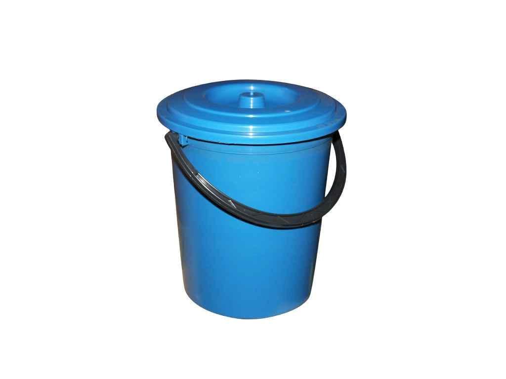 Ведро Промсантехпласт с крышкой 6 л Синий (881735)