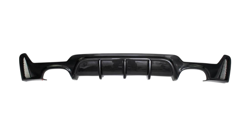 Диффузор заднего бампера DDCarbon V1 M-Sport для BMW 4 серия F-32 2012-2020 гг. (136949)