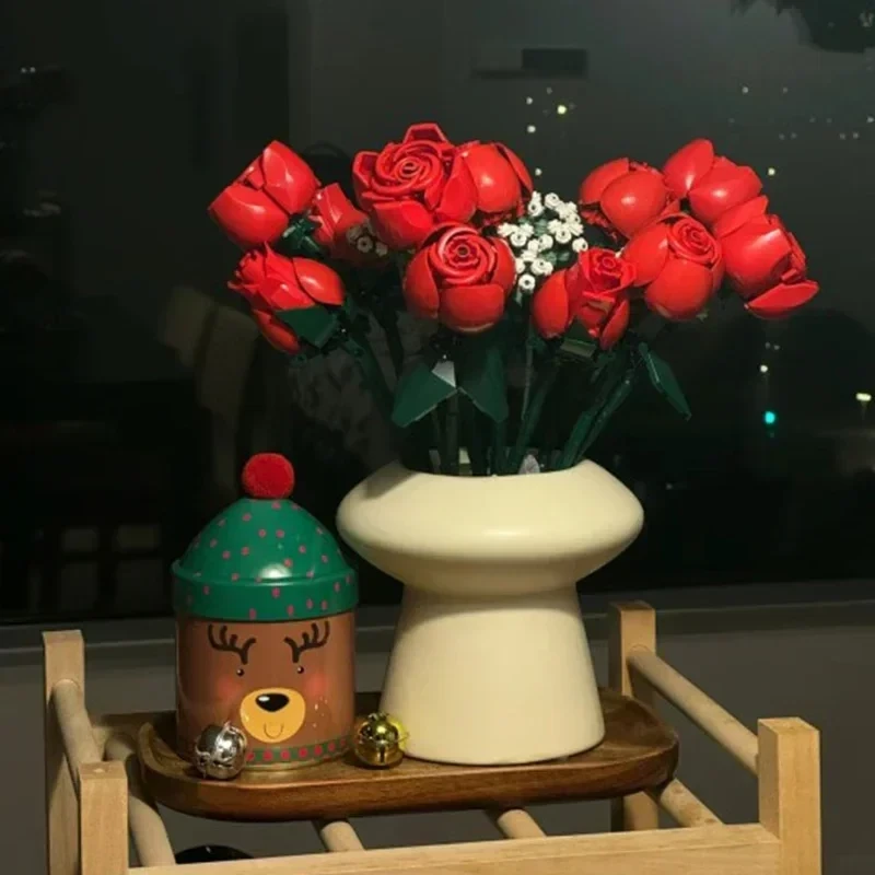 Конструктор Букет Троянд 822 деталі Червоний (383) - фото 3 Конструктор Букет Троянд 822 деталі Червоний (383) - фото 3