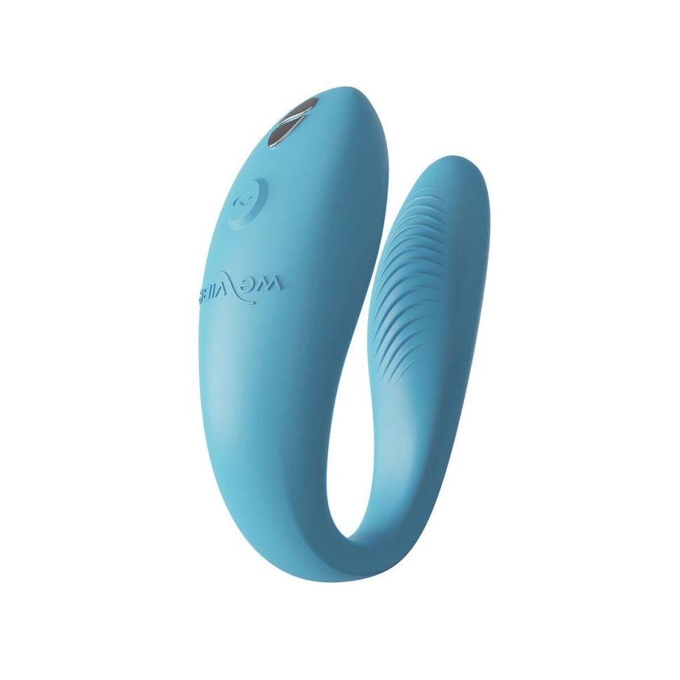 Смарт-вібратор для пар We Vibe Sync GO Turquoise тревел-кейс (38024979)